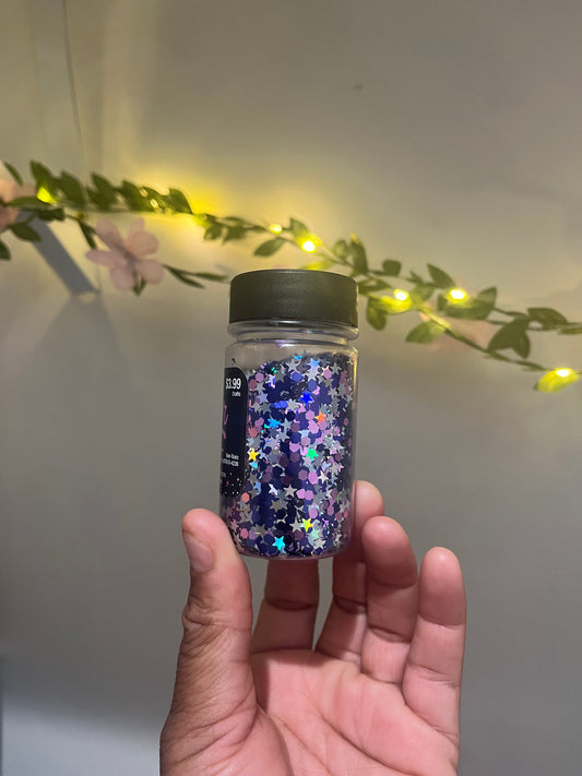 Night sky glitter